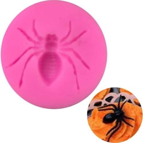Halloween Spider Silicone Fondant Mold DIY Chocolate Cake Decor Cupcake Fondant Chocolate Candy Jewelry Resin Clay Molds