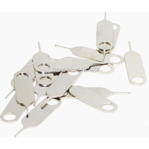 1000 pcs Sim Card Removal Tool Tray Eject Pin Ejector Needle Pin Key Remover for iPhone 12 11 X 8 7 6 Plus iPad iPod