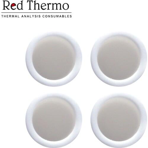 Alumina sample pans for PerkinElmer TGA ceramic crucible thermal analysis sample tray DSC sample tray Red Thermo10pcs/lot