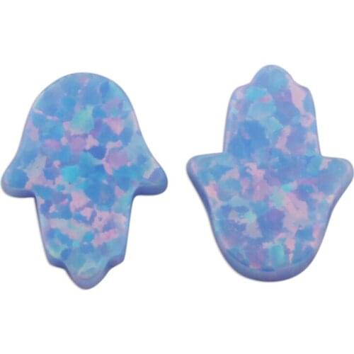 Fashion 8x10mm Hamsa Hand (OP26/Across Hole) Pendant Hamsa Opal Online Shipping Free Shipping