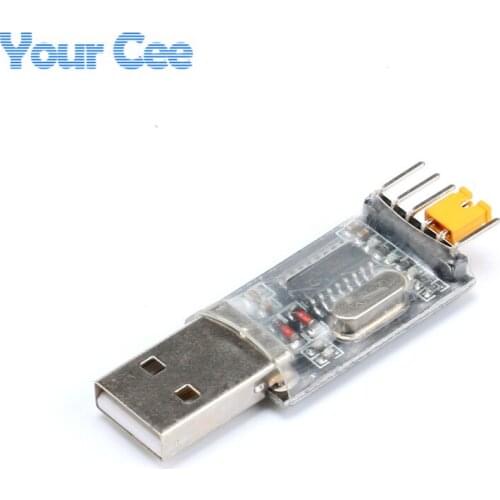 5 pcs USB to TTL UART Module CH340G CH340 USB Microcontroller Download Cable Brush Board USB to Serial 3.3V 5V Switch