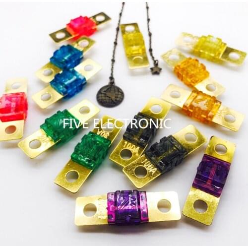 Small Auto Car Bolted fuse 20A-200A small current fork bolted fuse Auto fuse bolt fuse