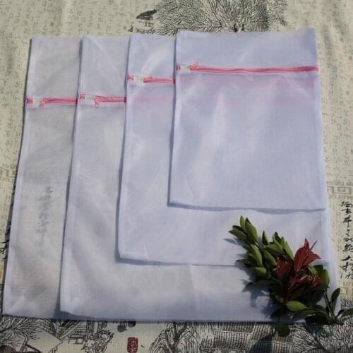 Nylon mesh bag Laundry Bag Protective Bag Laundry Net Bag Receiving Bag White Family Receiving Net Washing Machine Accessories