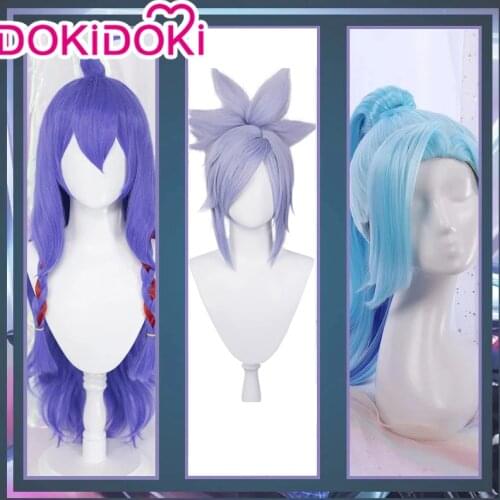 PRE-SALE DokiDoki Game League of Legends Kindred/Vayne/Riven Cosplay Wig Spirit Blossom LOL Cosplay Spirit Blossom Wig