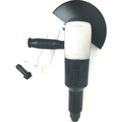 Pneumatic Grinder allows grinding in restricted areas and improves operators view of the abrasive the ultimate material moving