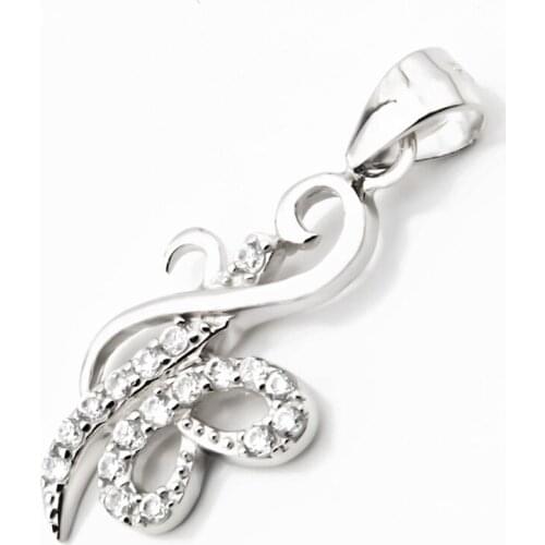 925 Sterling Silver Pendant Lovely Charming Crystal Butterfly Necklaces Pendants Jewelry Gift For Women Clearance GND0405