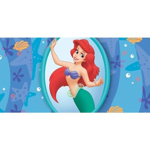 Little Mermaid diy bamboo fiber shower towel for adults kids bathroom Bath Towel child beach summer swimwear towels 70x140cm