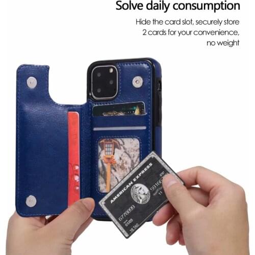 Luxury Phone case for iPhone 11 Pro Max Flip holder for iPhone 11 Leather Credit Card Pocket Wallet Cover for iPhone 11 pro