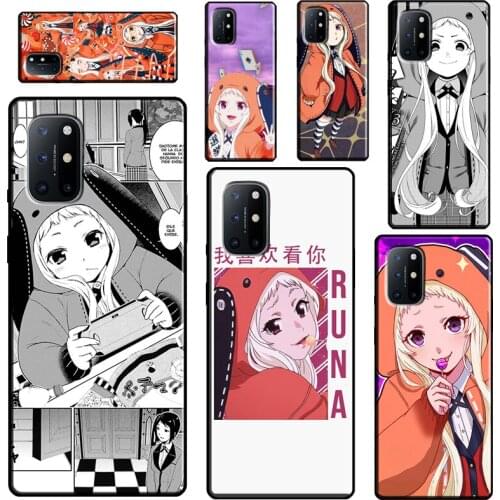 Runa kakegurui Kakegurui For Realme 8 7 6 Pro Q3 C21 C15 C3 GT Neo Phone Case For OnePlus 9 Pro 8 Pro 7T 8T 9R Nord