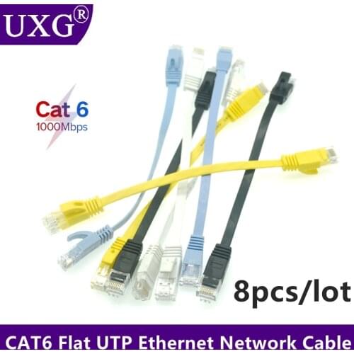 Ethernet Cable Cat6 Lan Cable UTP CAT 6 RJ 45 Network Short Cable 0.2m 1m 5m 10m Patch Cord for Laptop Router RJ45 Network Cable