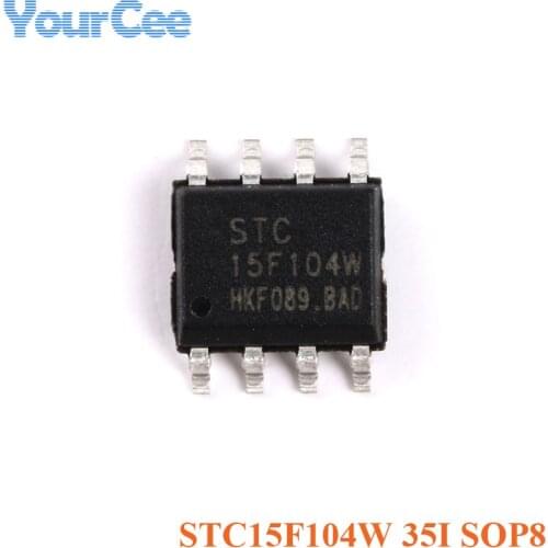 STC STC15F104W-35I-SOP8 MCU SOP-8 Single Chip Microcomputer 1T 8051 5F104W SOP8 Micro Computer IC Original SMD