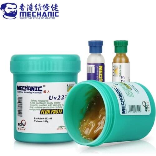 Welding Flux For MECHANIC 100g Mild Lead-Free Soldering Paste For PCB BGA SMD mobile phone Repair Solder