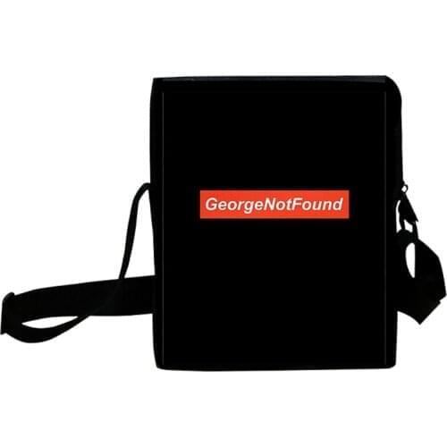 Georgenotfound Merch Funny Casual Mini Crossbody Bag Mens Shoulder Bag Men Diagonal Small Backpack Light Messenger Phone Bag