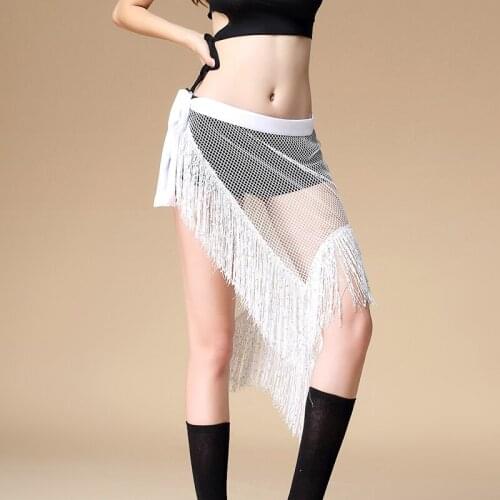 Tribal Belts Egyptian Dance Costume Hip Scarf 3 Color Tassels Waist Chain Womens Belly Dance Scarf Dance Practice Waistband