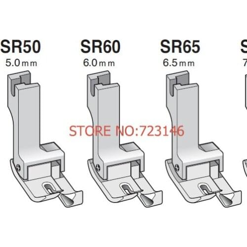 2016 new COMPENSATING FOOT SR50 5.0MM for Brother seiko singer durkopp siruba TYPICAL