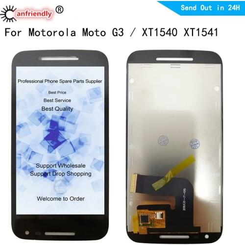 5.0" LCD For Motorola G3 Display Moto G 3rd gen Screen Touch Sensor Digitizer XT1540 XT1541 XT1543 XT1544 XT1548 XT1550 Assembly