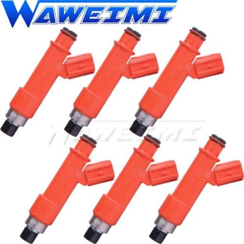 WAWEIMI 6PCS High Quality Fuel Injector 1200cc OE 1001-87F90 For Toyota Supra Engine Motor Car Accessories 100187F90