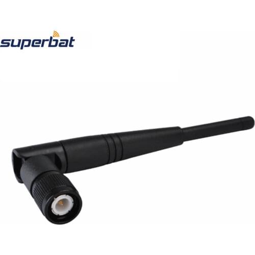 Superbat 2.4GHz 5dBi WiFi Tilt-and-Swivel Rubber-Duck Antenna TNC Plug WLAN PCI Card Aerial Omnidirectional Booster