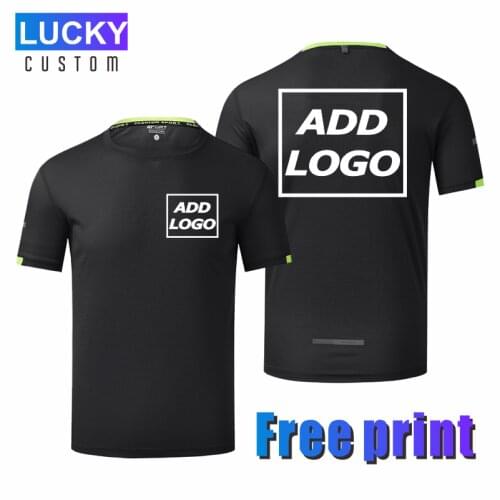 Mens Cotton T-Shirt Round Neck Short Sleeve Custom Printed Embroidery Logo Casual Solid Color Breathable Blouse 3XL