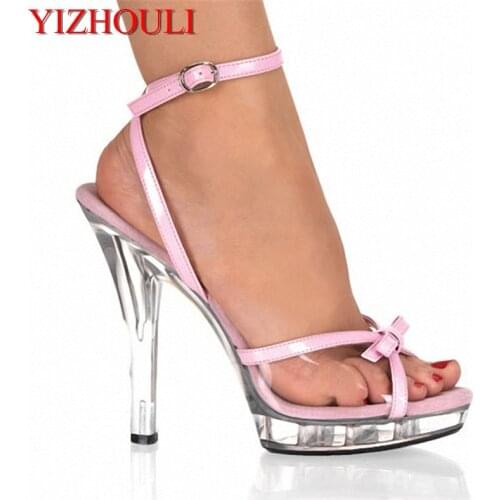 Elegant 13cm sexy high heels pole dancing/show/model shoes, wedding banquet sandals