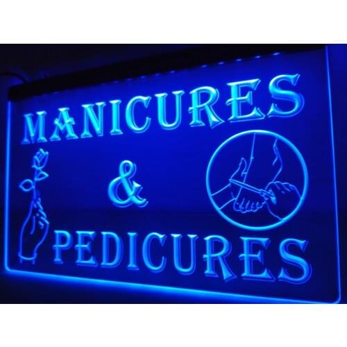 LB592- Manicures Pedicures Beauty Salon LED Neon Light Sign home decor crafts