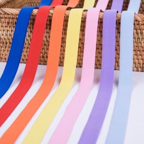 40m 20mm 25mm Colorful Apparel Sewing Thick Waist Wide Elastic Band Rubber Band for Garment Clothes DIY Accessories 2cm 2.5cm