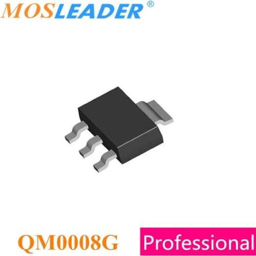 Mosleader QM0008G SOT223 100PCS 1000PCS QM0008 100V N-Channelmade in China Engineers test high quality goods for you