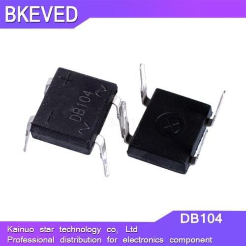 10pcs DB104 DB104S B104 DIP4 bridge rectifier 400V 1A DIP-4 new and original IC