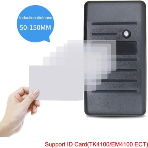 New Waterproof 125khz RFID Card Reader Wiegand 26 34 LED Indicators Security EM ID Access Control Digital Door System