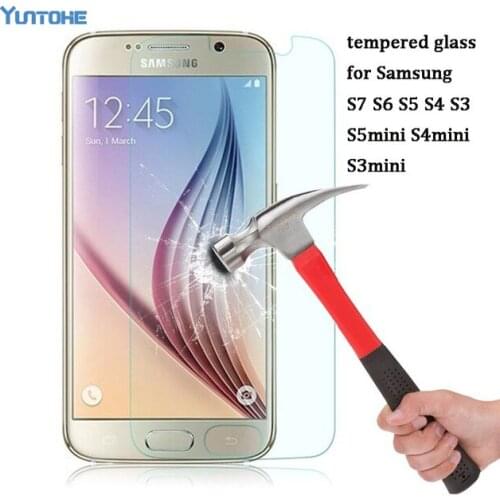 Wholesale 1000pcs/lot 0.3mm 9H Screen Protector Tempered Glass For Samsung Galaxy S7 S6 Edge S5 S4 S3 S4mini S5mini Z3 A9