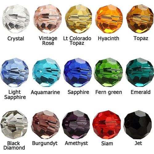 Wholesale Cheap 3mm 195pcs/lot 32 Faceted Round Crystal Glass Beads Spacer Loose Beading for Necklace and Bracelet DIY Making