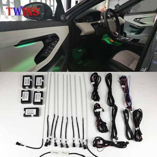 For Range rover Evoque 2020 Super atmospheric Ambient Light Car LCD panel screen control button control 10 colors Inter door