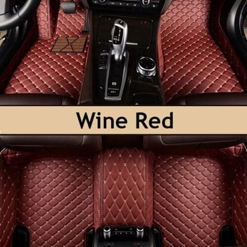 Full Set 5 Seats Custom Car Mats Floor for Ford Mondeo 4 Fiesta 2000-2019 Interior Parts Car Rugs Carpet Covers Car Accessories