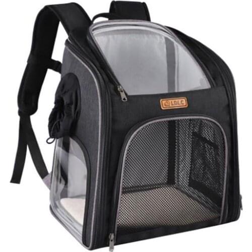 Pet Cat Carrier Backpack Oxford Fabric Breathable Kitten Travel Outdoor Bag For Small Dogs Cats Portable Carrying Pet Supplies