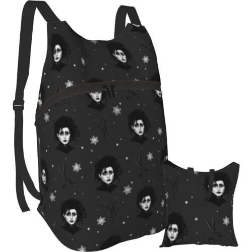 Edward Scissorhands Backpacks Soft Pretty foldable Backpack Commuter Teenage Bags