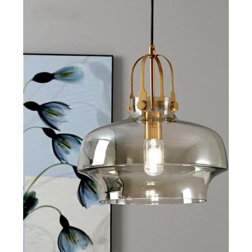 Nordic Pendant Lights Postmosern Glass Hanglamp For Dining Room Bedroom Bar Decor Loft Luminaire Suspension E27 Light Fixtires