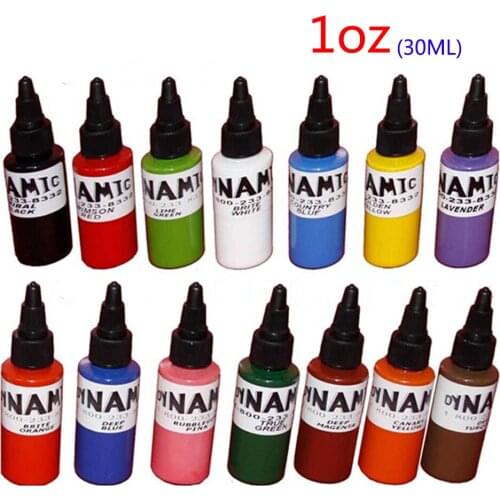 14 color tattoo pigment tattoo ink color permanent makeup pigment supply 30ml/bottle 1OZ