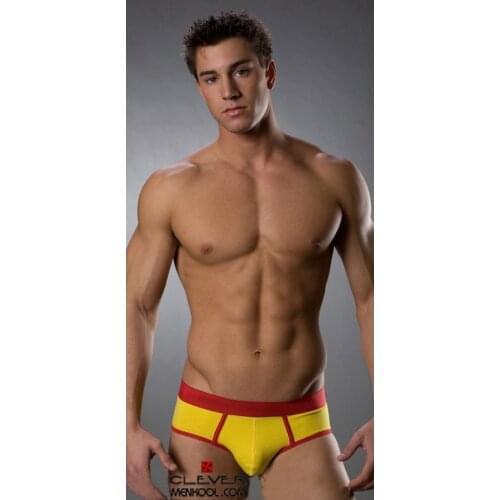 2013 male low-waist Boxer shorts sexy red yellow cotton 100% cotton sweat absorbing breathable male panties