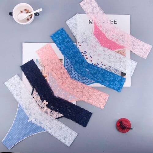 L XL XXL XXXL XXXXXL XXXXXXL ONE SIZE adjusted Sexy cozy Lace Briefs g thongs Underwear Lingerie for women 1pcs zhx13