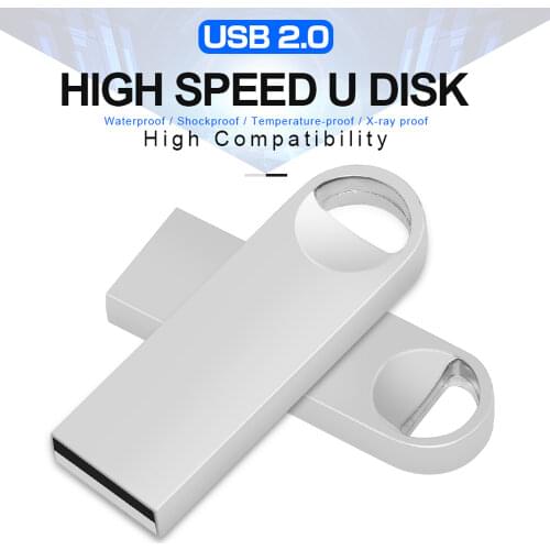 Memory stick 8GB16GB 64GB USB 2.0 waterproof pen drive metal memoria usb flash drive flash usb stick Custom logo for wedding