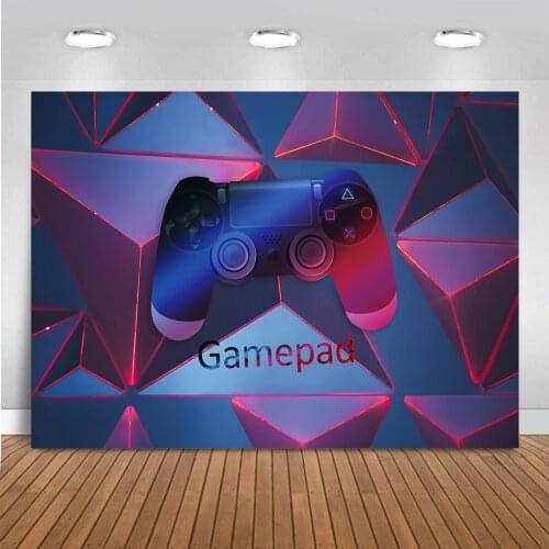 Game Handle Printed Background Photo Vinyl Photography Photocall Photozone Boys Girls Luxury Backdrop Photos Decorations