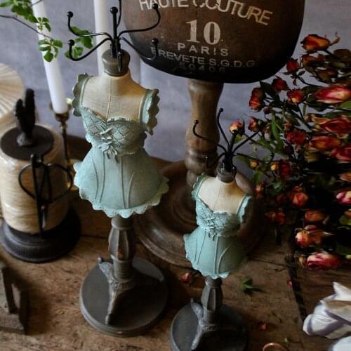 Handcrafted Retro Vintage Mannequin Jewelry Necklace Pendant Display Holder