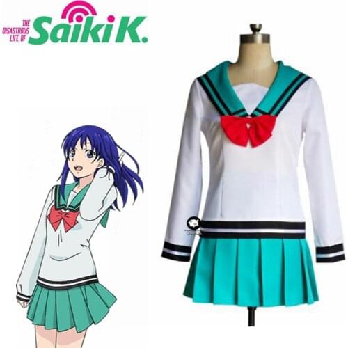 Japan The Disastrous Life of Saiki K. women Teruhashi Kokomi cosplay dress Saiki Kusuo no sai-nan Yumehara Chiyo costume