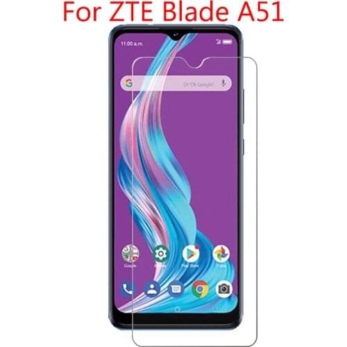 2.5D Full Glue 9H Tempered Glass For ZTE Blade A51 Protective Film Explosion-proof Screen Protector On The For ZTE Blade A51 HD