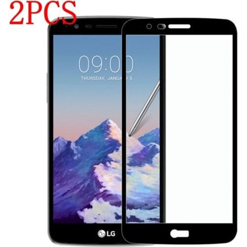 2PCS Full Cover Tempered Glass For LG K8 2017 Screen Protector protective film For LV3 M200N X204F X240DS glass