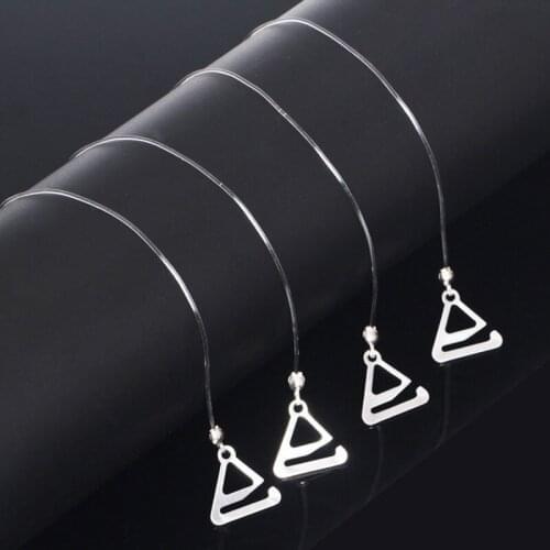 1 Pair High Elastic Transparent Straps Invisible Bra Belt For Garment Accessories H9