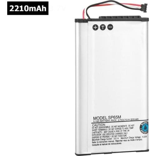 1PCS 2210mAh 3.7V Rechargeable Battery Pack Replacement for Sony PSV1000 PS Vita PSV 1000 Console SP65M