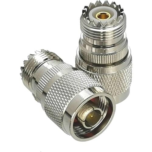 1Pcs N Male Plug to UHF SO239 SO-239 Female Jack RF Coaxial Adapter Connector