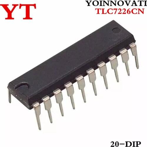 10pcs/lot TLC7226CN TLC7226 DIP20 QUADRUPLE 8-BIT CONVERTERS new stock ic
