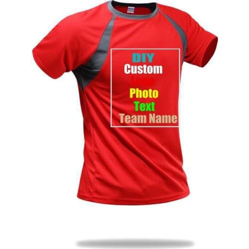 2020 Quick drying unisex men women adult children custom T-shirt diy DIY Logo Photo text printed male T-shirt tops t-shirts
